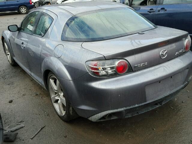 JM1FE17N750159835 - 2005 MAZDA RX8 GRAY photo 3