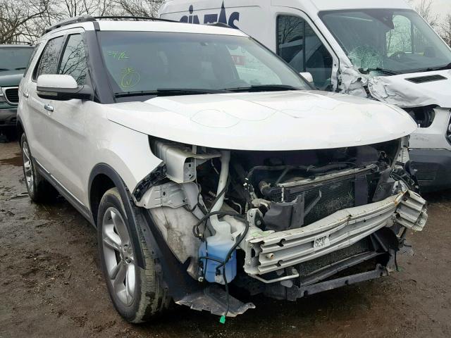 1FMHK8F8XBGA67865 - 2011 FORD EXPLORER L WHITE photo 1