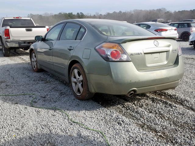 1N4BL21E07N447937 - 2007 NISSAN ALTIMA 3.5 GREEN photo 3