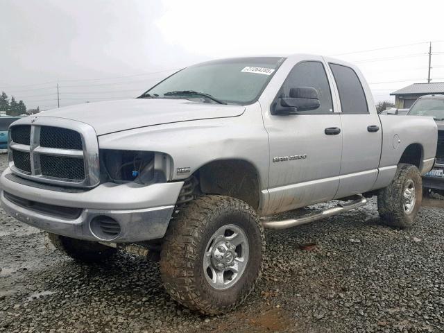 1D7KS28D45J552730 - 2005 DODGE RAM 2500 S ვერცხლისფერი ფოტო 2