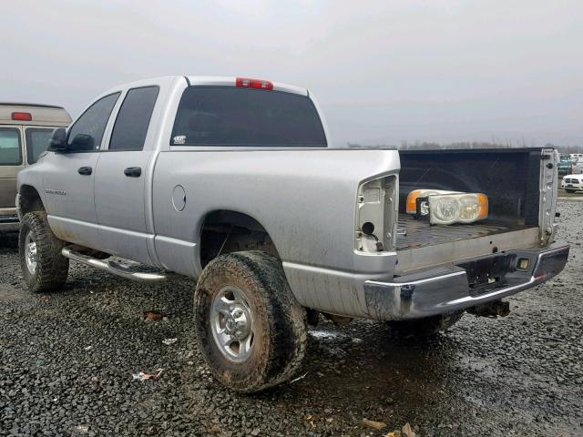1D7KS28D45J552730 - 2005 DODGE RAM 2500 S ვერცხლისფერი ფოტო 3
