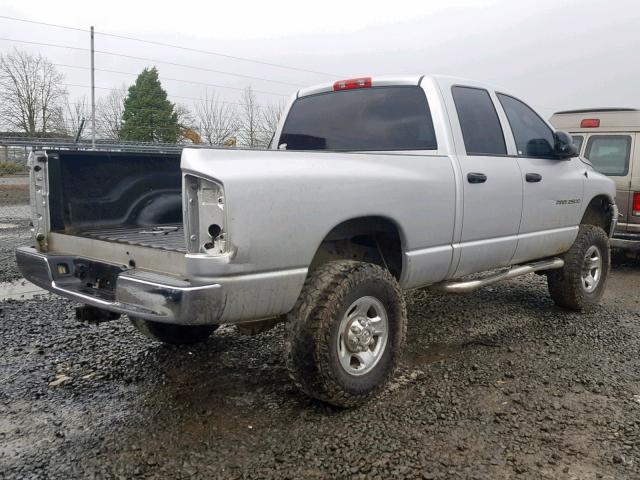 1D7KS28D45J552730 - 2005 DODGE RAM 2500 S ვერცხლისფერი ფოტო 4