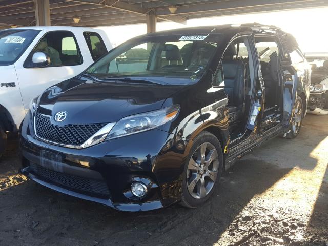 5TDXK3DC0FS666215 - 2015 TOYOTA SIENNA SPORT  photo 2