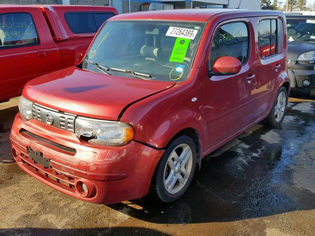 JN8AZ28R29T100318 - 2009 NISSAN CUBE BASE RED photo 2