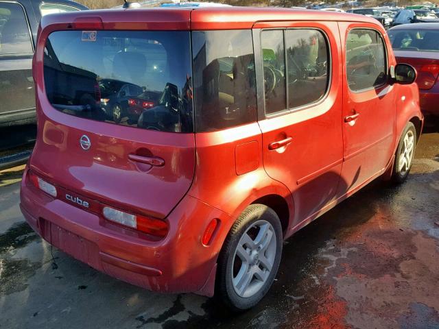 JN8AZ28R29T100318 - 2009 NISSAN CUBE BASE RED photo 4