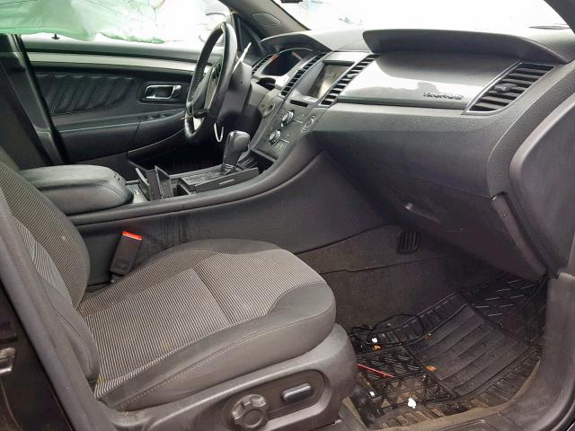 1FAHP2E88DG140986 - 2013 FORD TAURUS SEL BLACK photo 5