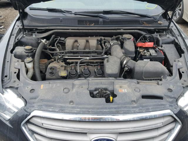 1FAHP2E88DG140986 - 2013 FORD TAURUS SEL BLACK photo 7