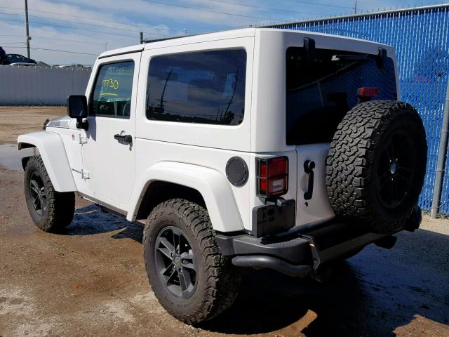 1C4AJWBG1HL582358 - 2017 JEEP WRANGLER S WHITE photo 3