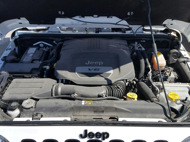 1C4AJWBG1HL582358 - 2017 JEEP WRANGLER S WHITE photo 7