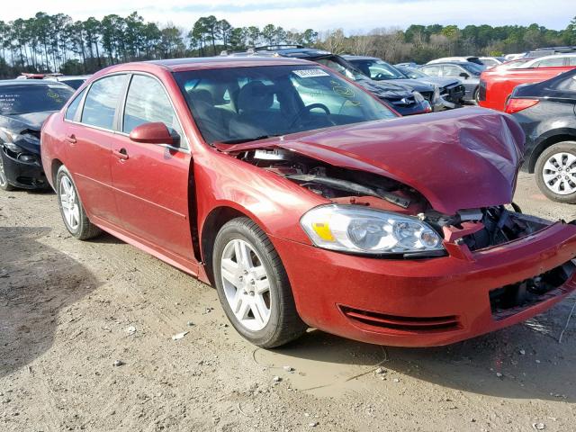 2G1WB5E32E1118219 - 2014 CHEVROLET IMPALA LIM RED photo 1