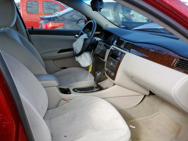 2G1WB5E32E1118219 - 2014 CHEVROLET IMPALA LIM RED photo 5