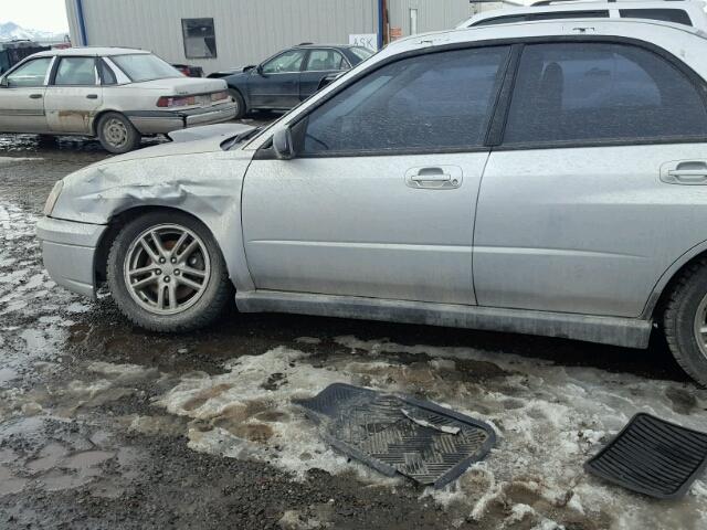 JF1GD296X5H520761 - 2005 SUBARU IMPREZA WR SILVER photo 9