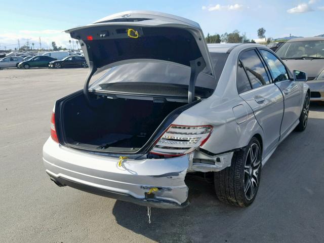 WDDGF4HB3EA901011 - 2014 MERCEDES-BENZ C 250 SILVER photo 9