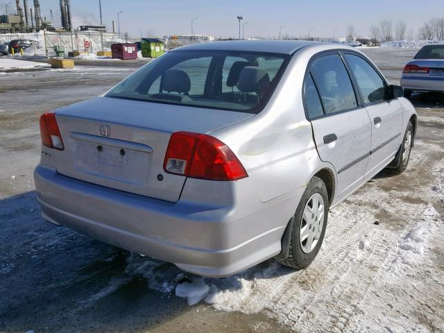 2HGES16195H001030 - 2005 HONDA CIVIC DX SILVER photo 4