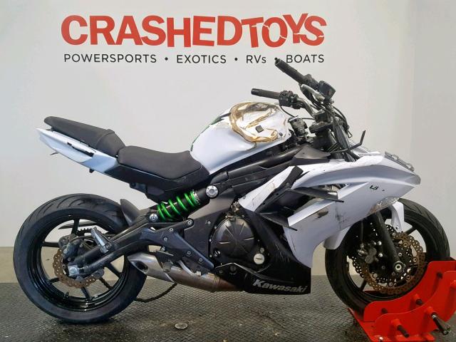 JKAEXEE1XGDA21597 - 2016 KAWASAKI EX650 E WHITE photo 1