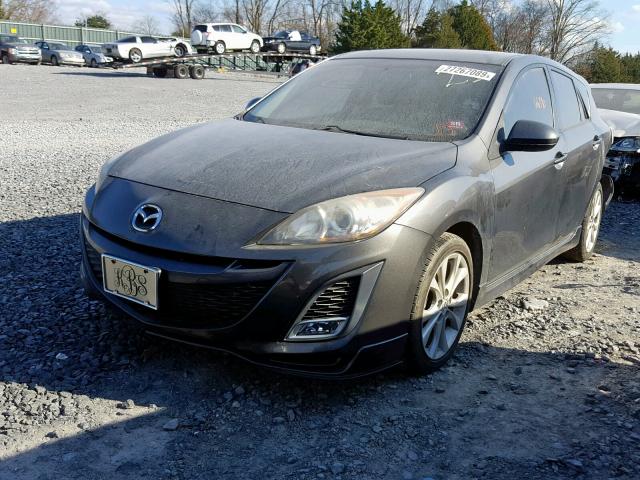 JM1BL1H55A1292407 - 2010 MAZDA 3 S GRAY photo 2