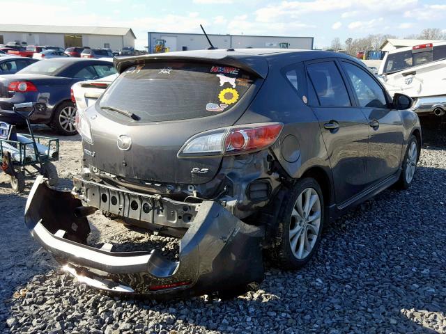 JM1BL1H55A1292407 - 2010 MAZDA 3 S GRAY photo 4