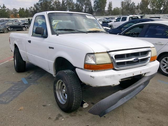 1FTYR10C9XUB72829 - 1999 FORD RANGER WHITE photo 1