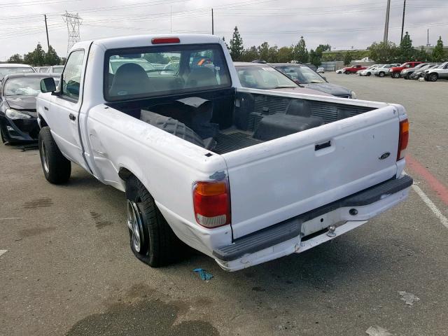 1FTYR10C9XUB72829 - 1999 FORD RANGER WHITE photo 3