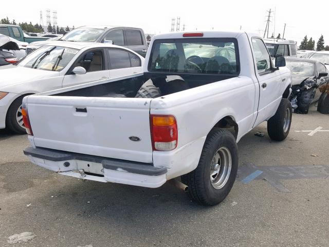 1FTYR10C9XUB72829 - 1999 FORD RANGER WHITE photo 4