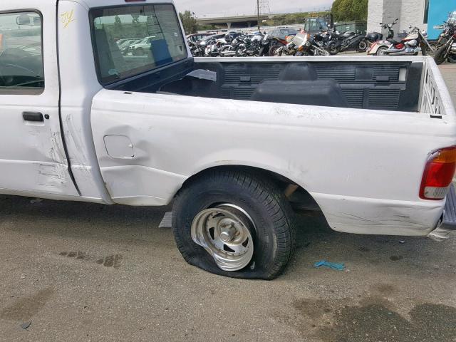 1FTYR10C9XUB72829 - 1999 FORD RANGER WHITE photo 9