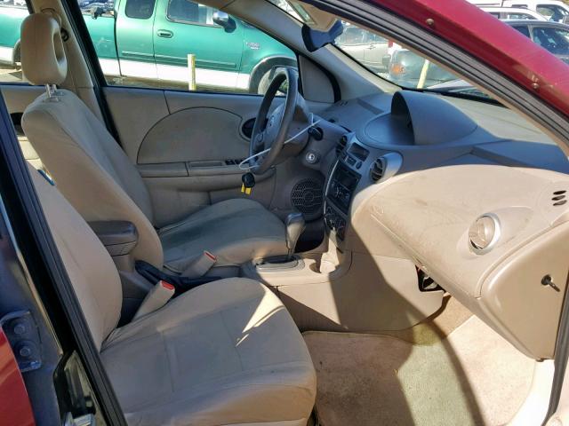1G8AJ55F47Z177968 - 2007 SATURN ION LEVEL RED photo 5