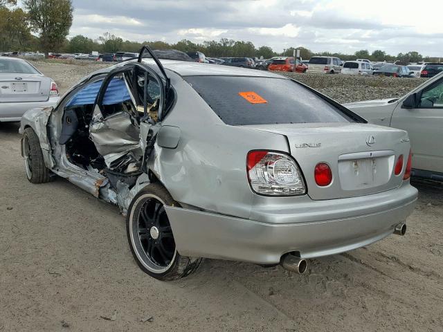 JT8BD69S230181626 - 2003 LEXUS GS 300 SILVER photo 3