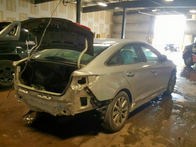 5NPE34AF7GH312465 - 2016 HYUNDAI SONATA SPO SILVER photo 4