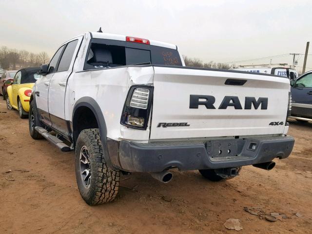 1C6RR7YTXJS110281 - 2018 RAM 1500 REBEL თეთრი ფოტო 3