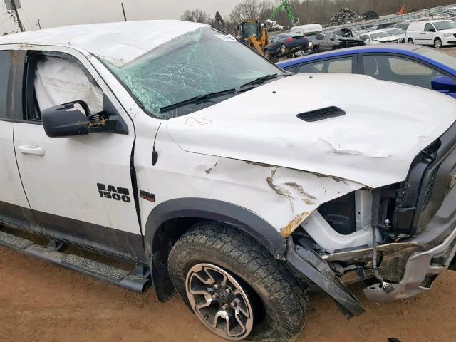 1C6RR7YTXJS110281 - 2018 RAM 1500 REBEL თეთრი ფოტო 9