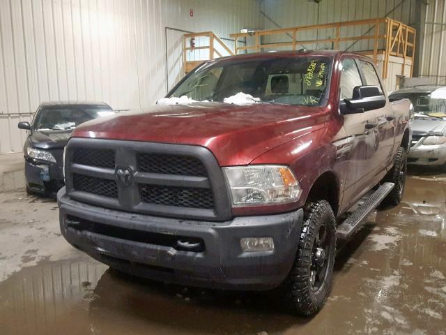 3C6UR5DL7GG291604 - 2016 RAM 2500 SLT RED photo 2