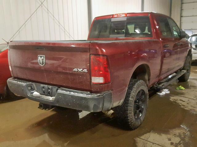 3C6UR5DL7GG291604 - 2016 RAM 2500 SLT RED photo 4