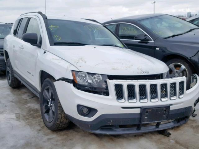 1C4NJDBB2ED879462 - 2014 JEEP COMPASS SP WHITE photo 1