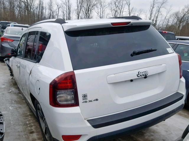 1C4NJDBB2ED879462 - 2014 JEEP COMPASS SP თეთრი ფოტო 3