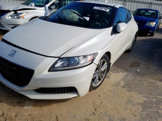 JHMZF1D44DS000214 - 2013 HONDA CR-Z  photo 2