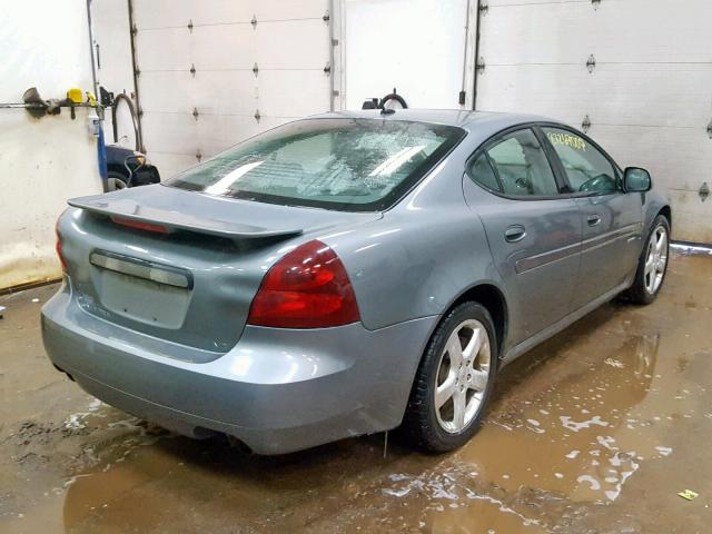 2G2WC55C181180028 - 2008 PONTIAC GRAND PRIX GRAY photo 4