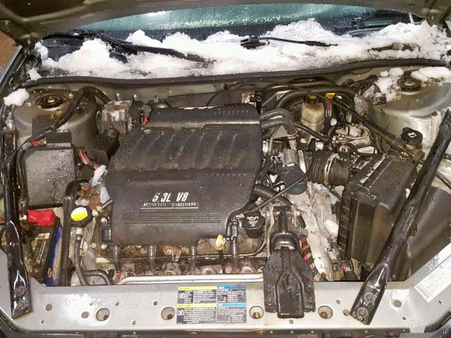 2G2WC55C181180028 - 2008 PONTIAC GRAND PRIX GRAY photo 7