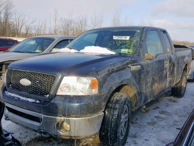 1FTPX14556FA82819 - 2006 FORD F150 BLUE photo 2