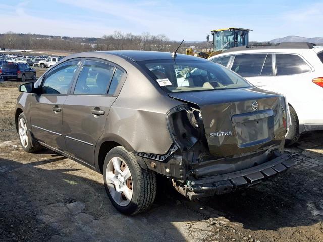 3N1AB61E68L609977 - 2008 NISSAN SENTRA 2.0 BROWN photo 3