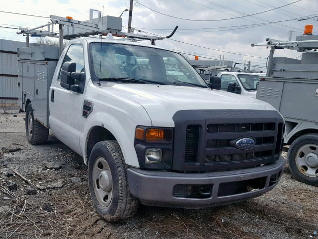 1FDWF30538EC89486 - 2008 FORD F350 SRW S WHITE photo 1