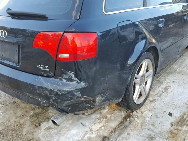 WAUKF78E17A168456 - 2007 AUDI A4 2.0T AV BLACK photo 9