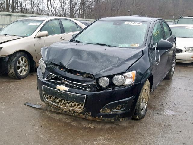 1G1JA5SH0D4171081 - 2013 CHEVROLET SONIC LS BLACK photo 2