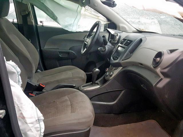 1G1JA5SH0D4171081 - 2013 CHEVROLET SONIC LS BLACK photo 5