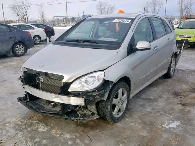 WDDFH33X37J194000 - 2007 MERCEDES-BENZ B200 SILVER photo 2