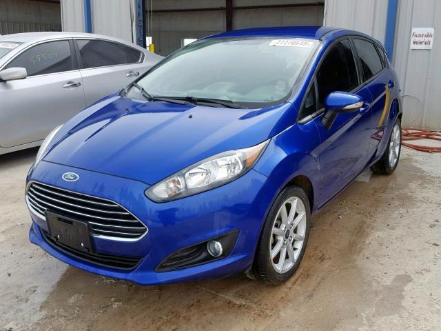 3FADP4EJ6FM121066 - 2015 FORD FIESTA SE BLUE photo 2