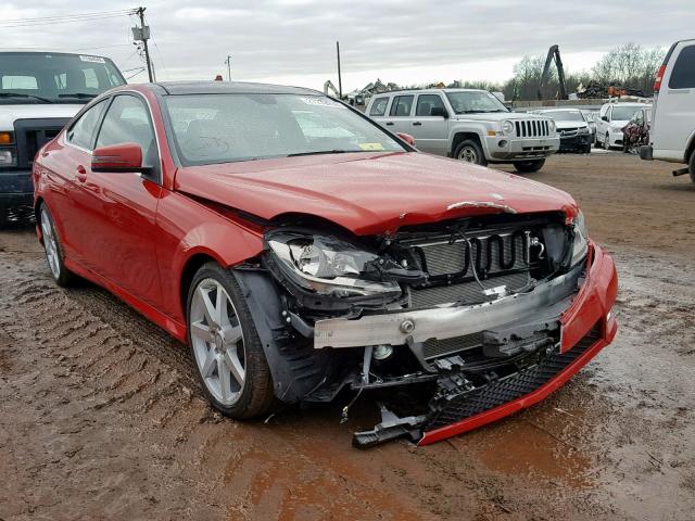 WDDGJ8JB8FG369110 - 2015 MERCEDES-BENZ C 350 4MAT RED photo 1