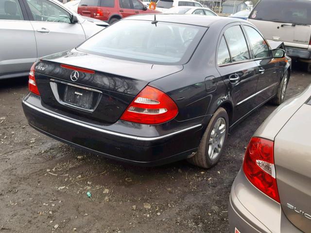 WDBUF65J74A496739 - 2004 MERCEDES-BENZ E 320 BLACK photo 4