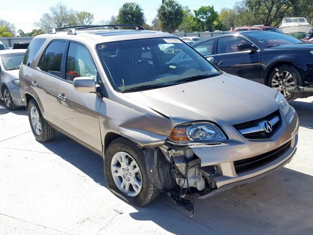 2HNYD18825H560235 - 2005 ACURA MDX TOURIN GOLD photo 1