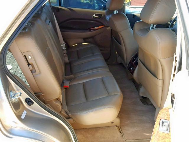 2HNYD18825H560235 - 2005 ACURA MDX TOURIN GOLD photo 6