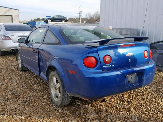 1G1AL15F867641775 - 2006 CHEVROLET COBALT LT BLUE photo 3